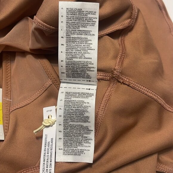 NWT Adidas Collective power Run Athletic Yoga Brown tank top M/L - Picture 4 of 4